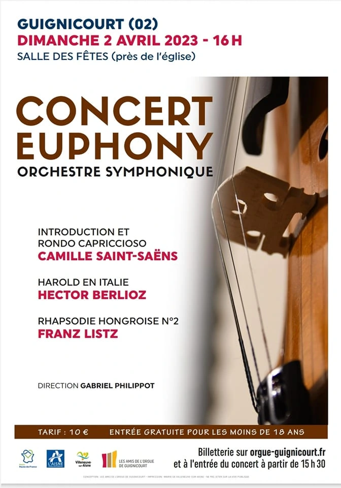 Concert à Guignicourt — Avril 2023
