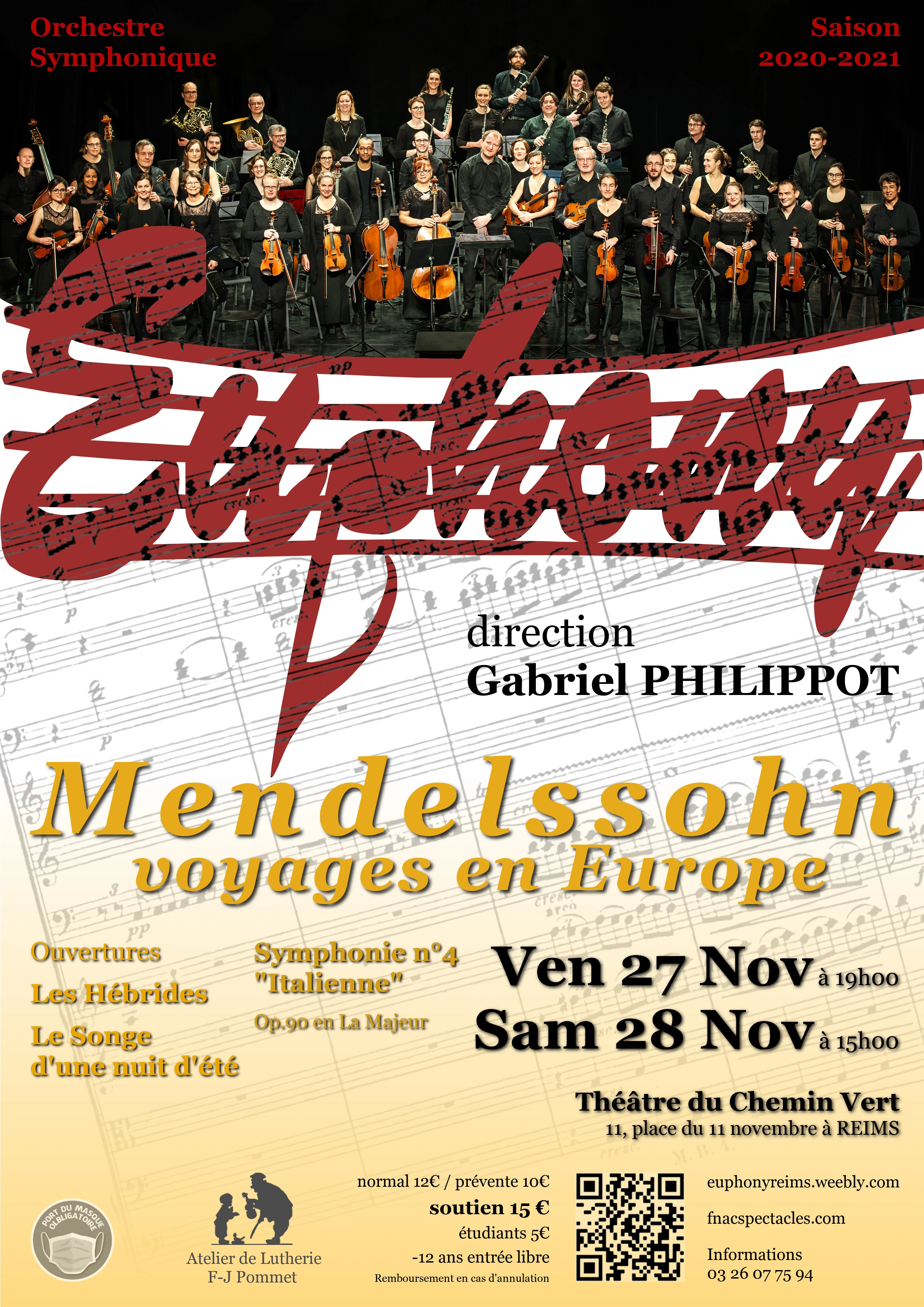 Mendelssohn, Voyages en Europe — Novembre 2020